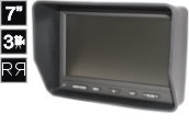 7"inch monitor AE-700T (tripple (3) aansluitingen)